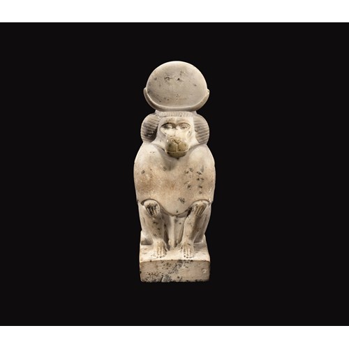 Statuette of a Baboon Depicting the God Thoth
